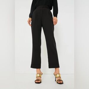 TUCKERNUCK Black Pleated Duncan‎ Trouser Sz M NWT Career Office Academia
